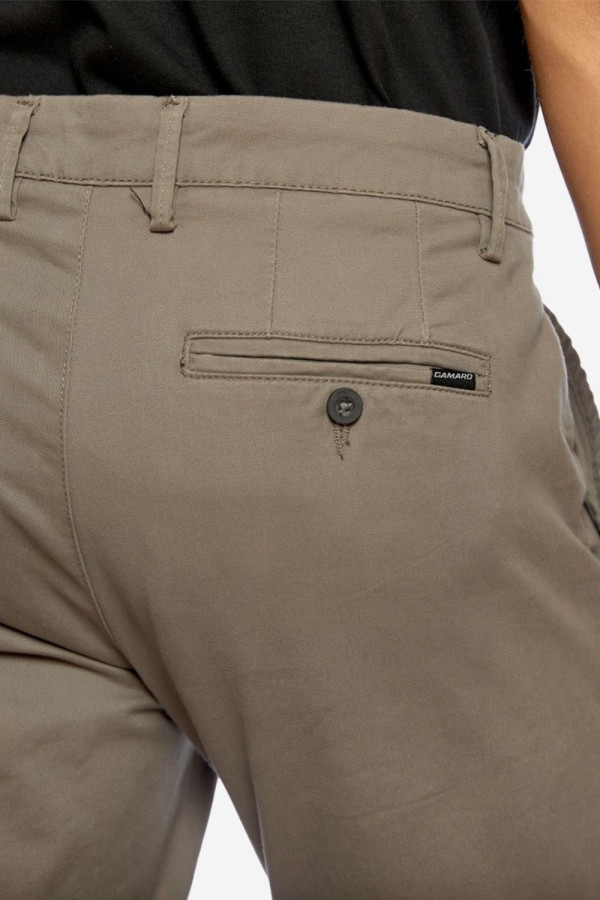 CAMARO ΑΝΔΡΙΚΟ ΠΑΝΤΕΛΟΝΙ CHINO SLIM FIT ΒΑΜΒΑΚΕΡΟ ΓΚΡΙ 22524-400-17