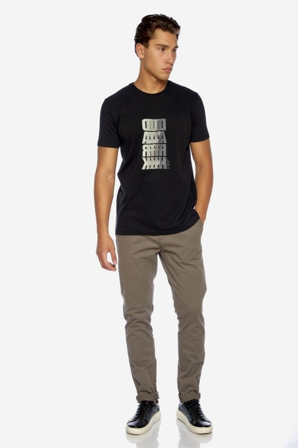 CAMARO ΑΝΔΡΙΚΟ ΠΑΝΤΕΛΟΝΙ CHINO SLIM FIT ΒΑΜΒΑΚΕΡΟ ΓΚΡΙ 22524-400-17