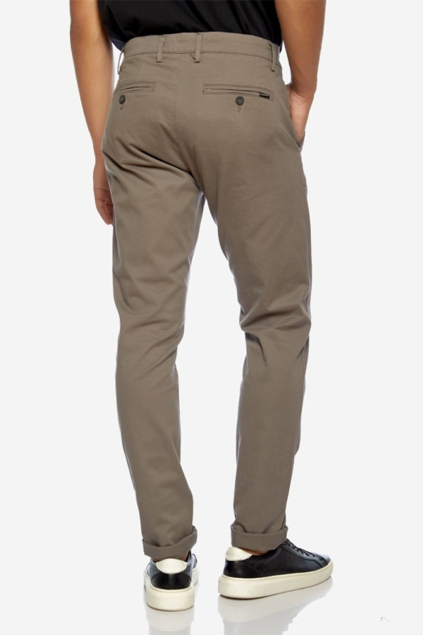 CAMARO ΑΝΔΡΙΚΟ ΠΑΝΤΕΛΟΝΙ CHINO SLIM FIT ΒΑΜΒΑΚΕΡΟ ΓΚΡΙ 22524-400-17