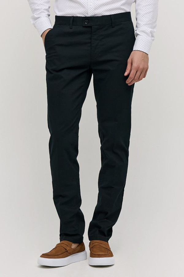 SOGO ΑΝΔΡΙΚΟ ΠΑΝΤΕΛΟΝΙ CHINOS REGULAR FIT  ΒΑΜΒΑΚΕΡΟ ΜΠΛΕ 25034-292-477