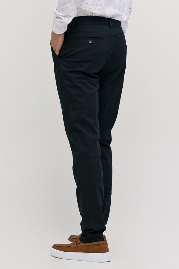 SOGO ΑΝΔΡΙΚΟ ΠΑΝΤΕΛΟΝΙ CHINOS REGULAR FIT  ΒΑΜΒΑΚΕΡΟ ΜΠΛΕ 25034-292-477