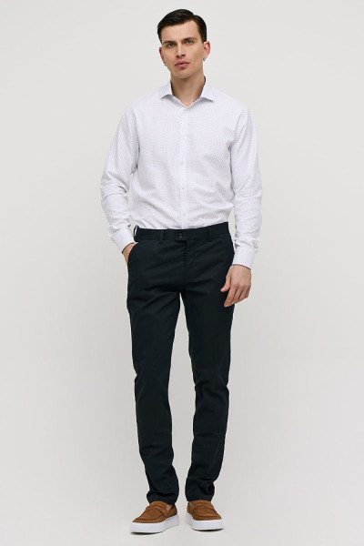 SOGO ΑΝΔΡΙΚΟ ΠΑΝΤΕΛΟΝΙ CHINOS REGULAR FIT  ΒΑΜΒΑΚΕΡΟ ΜΠΛΕ 25034-292-477