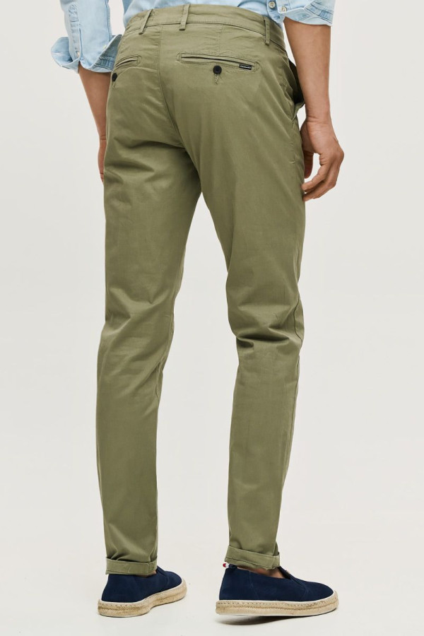 CAMARO ΑΝΔΡΙΚΟ ΠΑΝΤΕΛΟΝΙ SLIM FIT ΒΑΜΒΑΚΕΡΟ OIL 24024-452-451