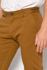 SOGO ΑΝΔΡΙΚΟ ΠΑΝΤΕΛΟΝΙ ΜΕ ΜΙΚΡΟΣΧΕΔΙΟ SLIM FIT ΚΑΜΕΛ 22534-403-33
