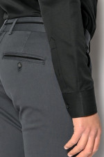 SOGO ΑΝΔΡΙΚΟ ΠΑΝΤΕΛΟΝΙ ΜΕ ΜΙΚΡΟΣΧΕΔΙΟ SLIM FIT ΓΚΡΙ 22534-403-33