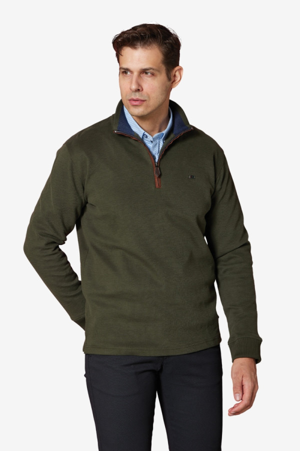 VISCONTI ΑΝΔΡΙΚΗ ΜΠΛΟΥΖΑ ΜΕ ΦΕΡΜΟΥΑΡ ΒΑΜΒΑΚΕΡΗ ΠΛΕΚΤΗ ΧΑΚΙ 2792-8 VISCONTI ΑΝΔΡΙΚΗ ΜΠΛΟΥΖΑ ΜΕ ΦΕΡΜΟΥΑΡ ΒΑΜΒΑΚΕΡΗ ΠΛΕΚΤΗ ΧΑΚΙ 2792-8