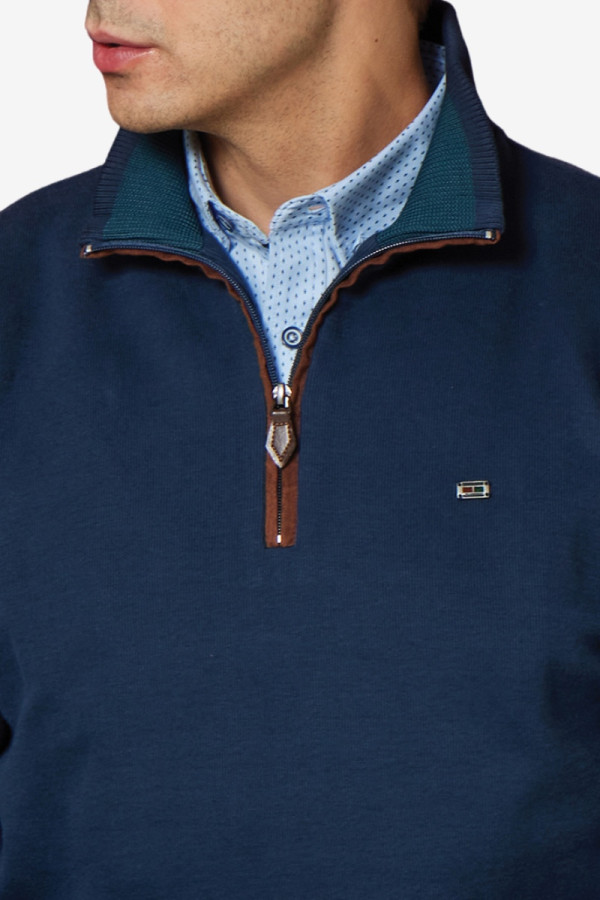 VISCONTI ΑΝΔΡΙΚΗ ΜΠΛΟΥΖΑ ΜΕ ΦΕΡΜΟΥΑΡ ΒΑΜΒΑΚΕΡΗ ΠΛΕΚΤΗ ΜΠΛΕ 2792-1 VISCONTI ΑΝΔΡΙΚΗ ΜΠΛΟΥΖΑ ΜΕ ΦΕΡΜΟΥΑΡ ΒΑΜΒΑΚΕΡΗ ΠΛΕΚΤΗ ΜΠΛΕ 2792-1