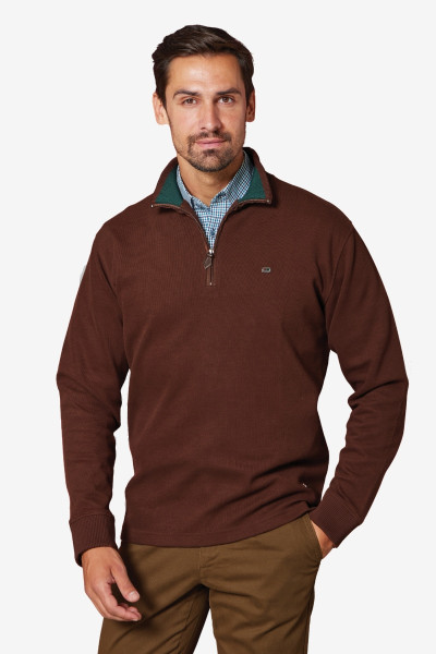 VISCONTI ΑΝΔΡΙΚΗ ΜΠΛΟΥΖΑ ΜΕ ΦΕΡΜΟΥΑΡ ΒΑΜΒΑΚΕΡΗ ΠΛΕΚΤΗ ΚΑΦΕ 2792-9