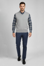 POL PAULO ΑΝΔΡΙΚΗ ΠΛΕΚΤΗ ΚΑΖΑΚΑ ΓΚΡΙ 7462-1 POL PAULO ΑΝΔΡΙΚΗ ΠΛΕΚΤΗ ΚΑΖΑΚΑ ΓΚΡΙ 7462-1