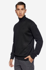 SOGO ΑΝΔΡΙΚΗ ΜΠΛΟΥΖΑ ΠΛΕΚΤΗ ΖΙΒΑΓΚΟ CLASSIC FIT ΜΑΥΡΟ 22539-401-12