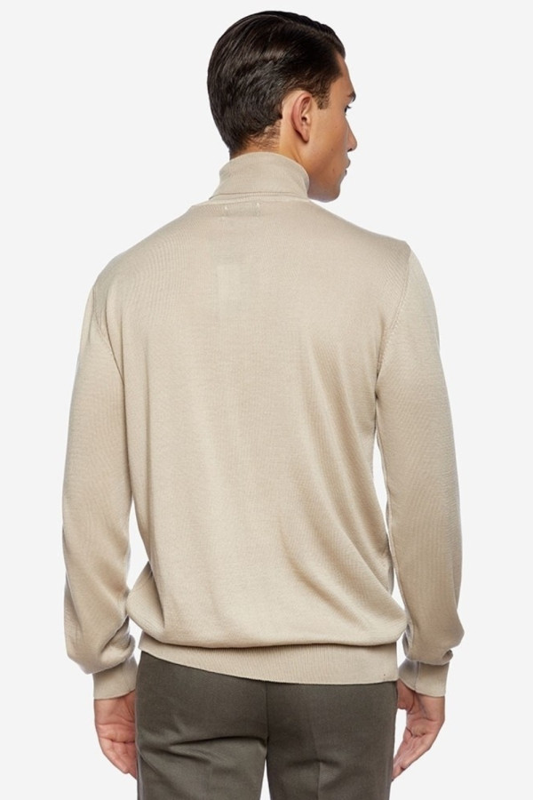 SOGO ΑΝΔΡΙΚΗ ΜΠΛΟΥΖΑ ΠΛΕΚΤΗ ΖΙΒΑΓΚΟ CLASSIC FIT ΜΠΕΖ 22539-401-12