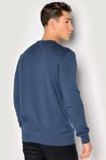 SOGO ΑΝΔΡΙΚΟ ΠΛΕΚΤΟ ΠΟΥΛΟΒΕΡ ΛΑΙΜΟΚΟΨΗ REGULAR FIT INDIGO 22539-192-932