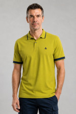 Ανδρική polo μπλούζα Visconti βαμβακερή piqué comfortable fit 2831-14