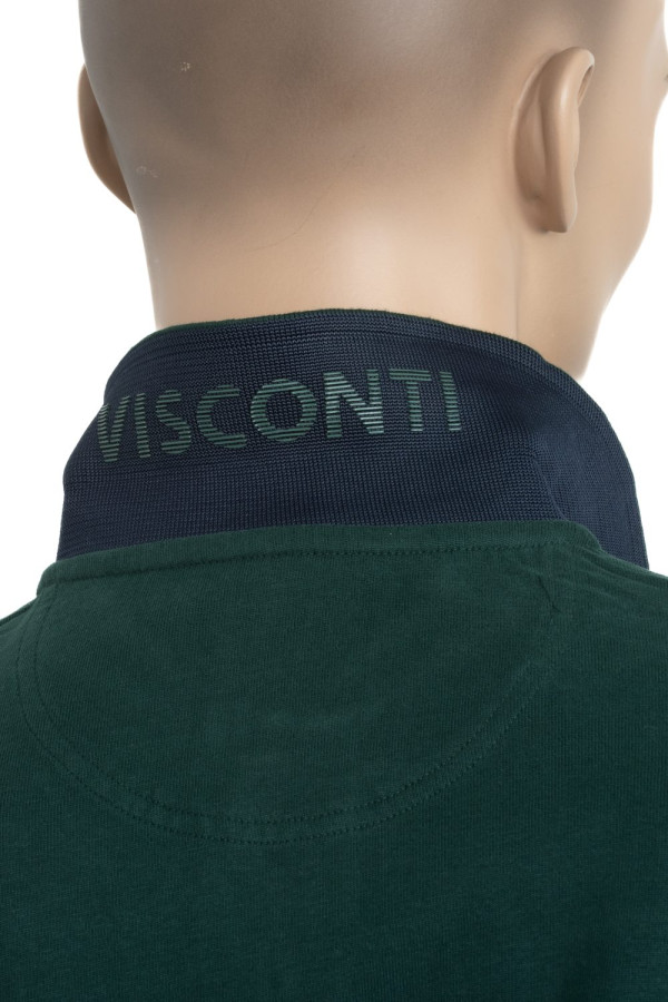 VISCONTI ΑΝΔΡΙΚΗ ΜΠΛΟΥΖΑ POLO ΜΑΚΡΥΜΑΝΙΚΗ ΠΡΑΣΙΝΟ 2790-10