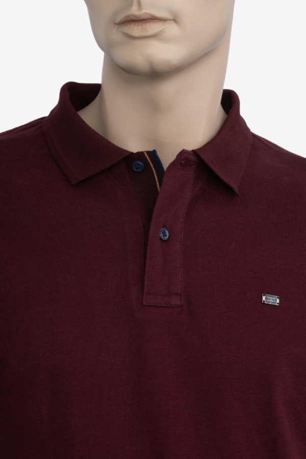 VISCONTI ΑΝΔΡΙΚΗ ΜΠΛΟΥΖΑ ΠΟΛΟ ΜΑΚΡΥΜΑΝΙΚΗ ΒΑΜΒΑΚΕΡΗ ΜΠΟΡΝΤΟ 2817-1 VISCONTI ΑΝΔΡΙΚΗ ΜΠΛΟΥΖΑ ΠΟΛΟ ΜΑΚΡΥΜΑΝΙΚΗ ΒΑΜΒΑΚΕΡΗ ΜΠΟΡΝΤΟ 2817-1