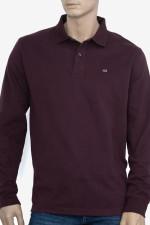 VISCONTI ΑΝΔΡΙΚΗ ΜΠΛΟΥΖΑ ΠΟΛΟ ΜΑΚΡΥΜΑΝΙΚΗ ΒΑΜΒΑΚΕΡΗ DEEPCHERRY 2817-14 VISCONTI ΑΝΔΡΙΚΗ ΜΠΛΟΥΖΑ ΠΟΛΟ ΜΑΚΡΥΜΑΝΙΚΗ ΒΑΜΒΑΚΕΡΗ DEEPCHERRY 2817-14