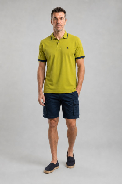 Ανδρική polo μπλούζα Visconti βαμβακερή piqué comfortable fit 2831-14