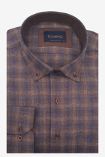 DOMINO ΑΝΔΡΙΚΟ ΠΟΥΚΑΜΙΣΟ ΦΑΝΕΛΑ ΚΑΡΩ ΚΑΦΕ 31320-03 DOMINO ΑΝΔΡΙΚΟ ΠΟΥΚΑΜΙΣΟ ΦΑΝΕΛΑ ΚΑΡΩ ΚΑΦΕ 31320-03