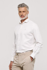 Ανδρικό ριγέ πουκάμισο Sogo μπεζ regular fit 26036-830-655