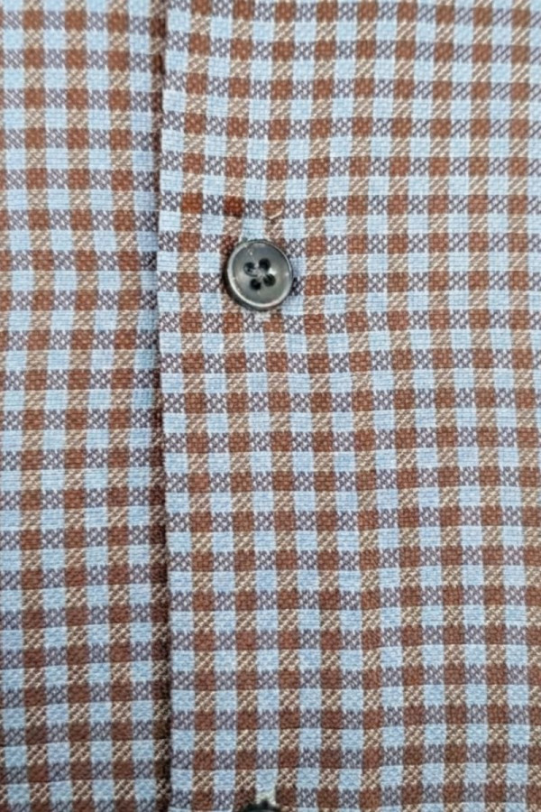 POLIGIANNI ΑΝΔΡΙΚΟ ΠΟΥΚΑΜΙΣΟ ΚΑΡΟ ΜΑΚΡΥΜΑΝΙΚΟ ΜΕ ΤΣΕΠΗ ΣΙΕΛ 28119-02