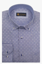 DOMINO ΑΝΔΡΙΚΟ ΠΟΥΚΑΜΙΣΟ ΜΑΚΡΥΜΑΝΙΚΟ ΜΕ ΜΙΚΡΟΣΧΕΔΙΟ ΣΙΕΛ 28106-01