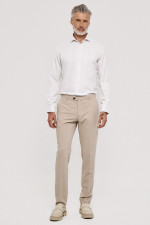 Ανδρικό ριγέ πουκάμισο Sogo μπεζ regular fit 26036-830-655