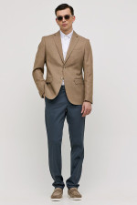 SOGO ΑΝΔΡΙΚΟ ΣΑΚΑΚΙ REGULAR FIT ΜΠΕΖ 25031-203-181