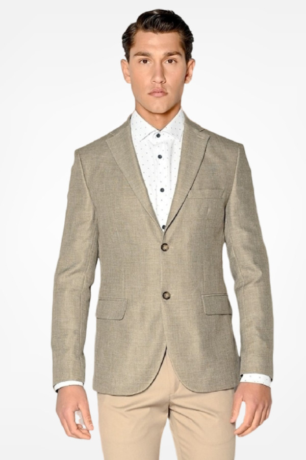 SOGO ΑΝΔΡΙΚΟ ΣΑΚΑΚΙ REGULAR FIT ΜΠΕΖ 23031-201-74