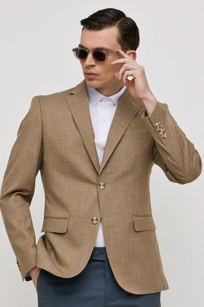 SOGO ΑΝΔΡΙΚΟ ΣΑΚΑΚΙ REGULAR FIT ΜΠΕΖ 25031-203-181