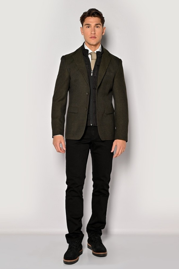 SOGO ΑΝΔΡΙΚΟ ΣΑΚΑΚΙ REGULAR FIT ΑΠΟΣΠΩΜΕΝΗ ΜΟΣΤΡΑ ΛΑΔΙ 23531-301-172