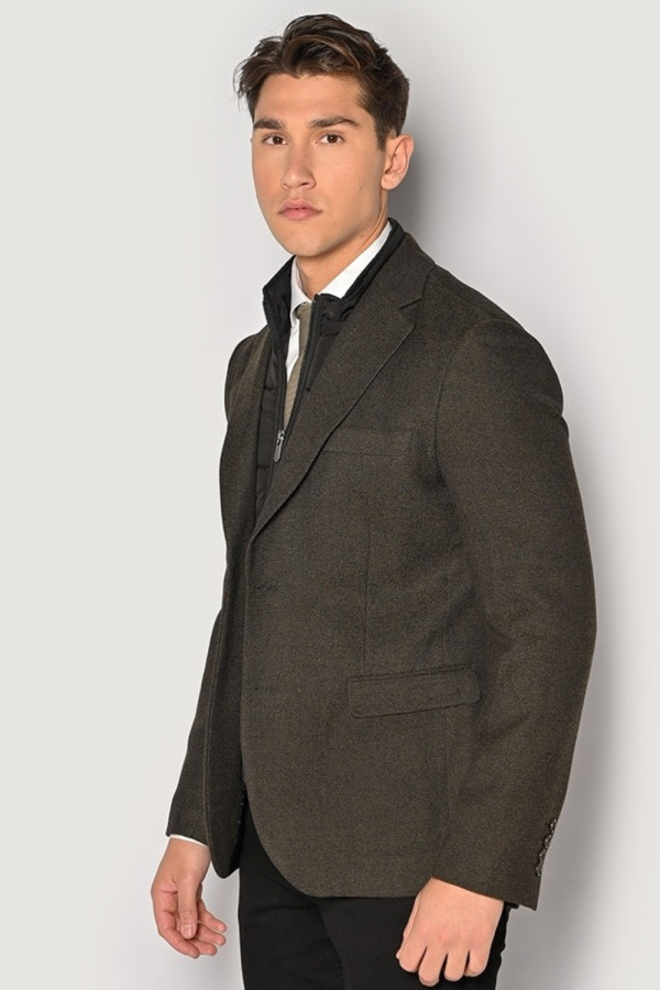 SOGO ΑΝΔΡΙΚΟ ΣΑΚΑΚΙ REGULAR FIT ΑΠΟΣΠΩΜΕΝΗ ΜΟΣΤΡΑ ΛΑΔΙ 23531-301-172