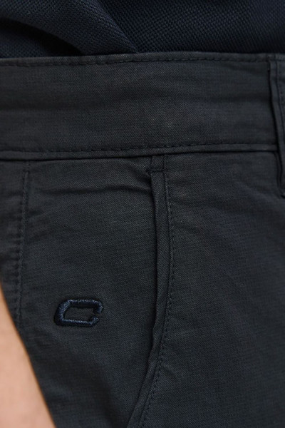 CAMARO ΑΝΔΡΙΚΗ ΒΕΡΜΟΥΔΑ CHINOS ΒΑΜΒΑΚΕΡΗ SLIM FIT ΜΠΛΕ 25025-451-458