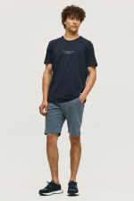 Ανδρική βερμούδα Brokers βαμβακερή raf blue chino 26015-442-451