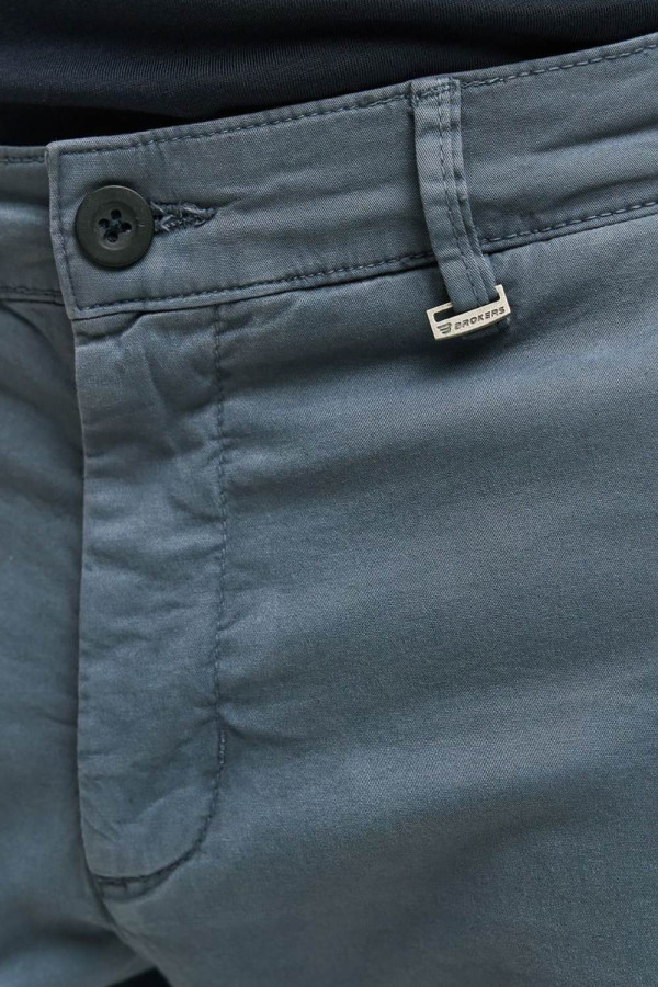 Ανδρική βερμούδα Brokers βαμβακερή raf blue chino 26015-442-451