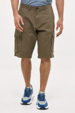 Ανδρική cargo βερμούδα Brokers χακί βαμβακερή 26015-505-451 Ανδρική cargo βερμούδα Brokers χακί βαμβακερή 26015-505-451