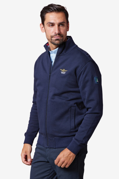 VISCONTI ΑΝΔΡΙΚΗ ΖΑΚΕΤΑ ΦΟΥΤΕΡ ΒΑΜΒΑΚΕΡΗ ΜΕ ΦΕΡΜΟΥΑΡ ΜΠΛΕ 2818-1