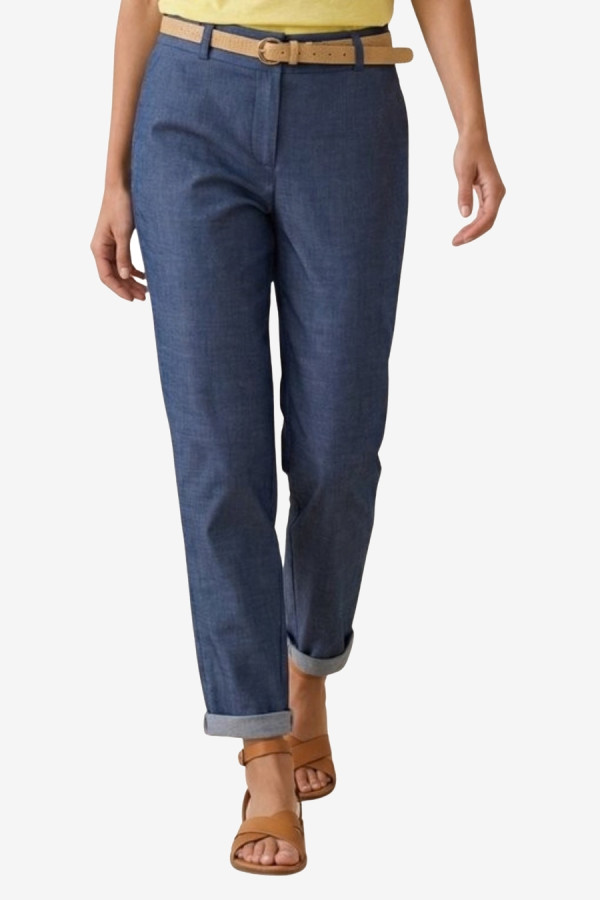 DERPOULI ΓΥΝΑΙΚΕΙΟ ΠΑΝΤΕΛΟΝΙ ΤΥΠΟΥ ΤΖΙΝ ΜΕ ΖΩΝΗ ΜΠΛΕ 1.15.39325