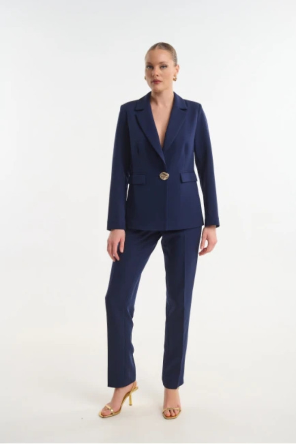 FIBES ΓΥΝΑΙΚΕΙΟ ΠΑΝΤΕΛΟΝΙ ΚΡΕΠ ΜΕ ΛΑΣΤΙΧΟ ΣΤΗ ΜΕΣΗ ΜΠΛΕ 04-8101