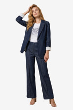 DERPOULI ΓΥΝΑΙΚΕΙΑ ΠΑΝΤΕΛΟΝΑ DENIM ΣΕ ΙΣΙΑ ΓΡΑΜΜΗ ΜΠΛΕ 1.15.39153