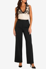 DERPOULI ΓΥΝΑΙΚΕΙΟ ΠΑΝΤΕΛΟΝΙ ΨΗΛΟΜΕΣΟ ΜΕ ΔΑΝΤΕΛΑ WIDE LEG ΜΑΥΡΟ 1.15.39208 DERPOULI ΓΥΝΑΙΚΕΙΟ ΠΑΝΤΕΛΟΝΙ ΨΗΛΟΜΕΣΟ ΜΕ ΔΑΝΤΕΛΑ WIDE LEG ΜΑΥΡΟ 1.15.39208