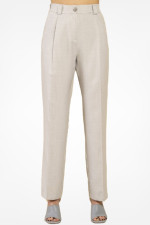 DERPOULI ΓΥΝΑΙΚΕΙΟ ΠΑΝΤΕΛΟΝΙ ΨΗΛΟΜΕΣΟ ΜΕ ΛΑΣΤΙΧΟ LIGHTGREY 1.15.38-49742