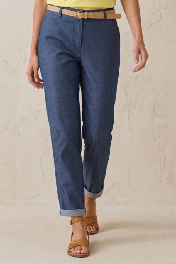 DERPOULI ΓΥΝΑΙΚΕΙΟ ΠΑΝΤΕΛΟΝΙ ΤΥΠΟΥ ΤΖΙΝ ΜΕ ΖΩΝΗ ΜΠΛΕ 1.15.39325