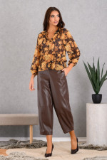 DERPOULI ΓΥΝΑΙΚΕΙΟ ΠΑΝΤΕΛΟΝΙ MOM FIT ΔΕΡΜΑΤΙΝΗ ΤΑΜΠΑ 1.15.27-50665