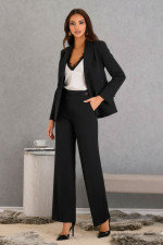 DERPOULI ΓΥΝΑΙΚΕΙΟ ΠΑΝΤΕΛΟΝΙ ΨΗΛΟΜΕΣΟ ΜΕ ΔΑΝΤΕΛΑ WIDE LEG ΜΑΥΡΟ 1.15.39208 DERPOULI ΓΥΝΑΙΚΕΙΟ ΠΑΝΤΕΛΟΝΙ ΨΗΛΟΜΕΣΟ ΜΕ ΔΑΝΤΕΛΑ WIDE LEG ΜΑΥΡΟ 1.15.39208