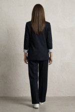 DERPOULI ΓΥΝΑΙΚΕΙΟ ΠΑΝΤΕΛΟΝΙ WIDE LEG ΣΚΟΥΡΟ ΜΠΛΕ 1.15.39322