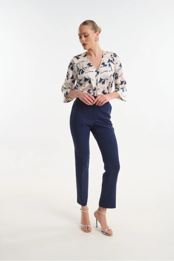 FIBES ΓΥΝΑΙΚΕΙΟ ΠΑΝΤΕΛΟΝΙ ΚΡΕΠ ΜΕ ΤΣΕΠΕΣ ΜΠΛΕ 04-8102