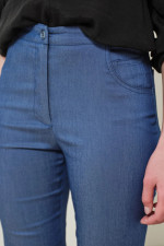 ENZZO ΓΥΝΑΙΚΕΙΟ ΨΗΛΟΜΕΣΟ ΠΑΝΤΕΛΟΝΙ FLARED SYLVIA DENIM 251148