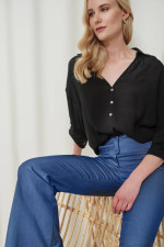 ENZZO ΓΥΝΑΙΚΕΙΟ ΨΗΛΟΜΕΣΟ ΠΑΝΤΕΛΟΝΙ FLARED SYLVIA DENIM 251148