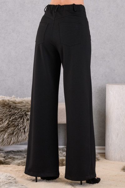 DERPOULI ΓΥΝΑΙΚΕΙΑ ΨΗΛΟΜΕΣΗ ΠΑΝΤΕΛΟΝΑ ΔΙΑΓΩΝΑΛ ΥΦΑΣΜΑ ΜΕ ΛΑΣΤΙΧΟ ΜΑΥΡΟ 1.15.39247