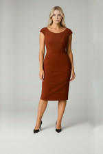 VAGIAS ΓΥΝΑΙΚΕΙΟ MIDI ΦΟΡΕΜΑ ΖΑΠΟΝΕ ΜΕ EXTRA MANIKIA BRICK 9705-20